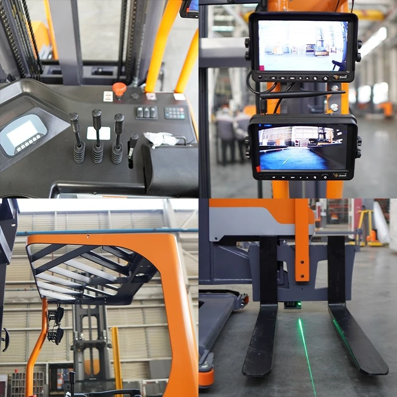 Three-way stacker forklift Three-way stacker forklift