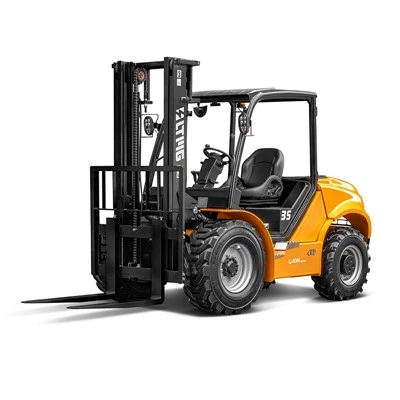Carretilla elevadora todoterreno eléctrica LTMG 4WD de 3,5 toneladas